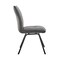 Armen Living Rylee Dining Room Accent Chair in Charcoal Fabric and Black Finish, PK2 LCRYSICHA - alternate 8